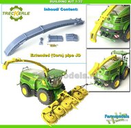 BOUWKIT: LANGE MAÏSPIJP t.b.v. JOHN DEERE (8100 Wiking)   Materiaal RESIN BLANK geleverd 1:32   Treckerle