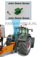 Topdrukcilinder trekhaak / koppeling John Deere Groen met pen, speciaal voor de topdrukcilinderset VMR Veenhuis, 1:32                           