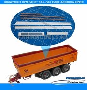 BOUWKIT: Opzetschotten t.b.v. Jan Veenhuis 3 asser Landbouw Kipper JVLK 25000b 1:32