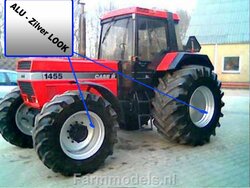 Case IH ALUMINIUM MATT LOOK / ZILVERLOOK MATT - Farmmodels series Spuitbus / Spraypaint - Farmmodels series = Industrie lak 400 ml                               rie lak, 400ml. Ook voor schaal 1:1 zeer geschikt!!              