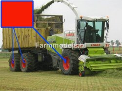 Claas ROOD (Diep Oranje) - Farmmodels series Spuitbus / Spraypaint - Farmmodels series = Industrie lak, 400ml. ook voor schaal 1:1 zeer geschikt!!