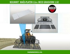 BOUWKIT: BECO Maïsplaten set t.b.v. BECO Grasvork, Bouwkit,1:32 