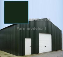 GROEN DONKER Loods / schuur / Hekwerk donker Groen Spuitbus / Spraypaint - Farmmodels series = Industrie lak, 400ml. ook voor schaal 1:1 zeer geschikt!!            