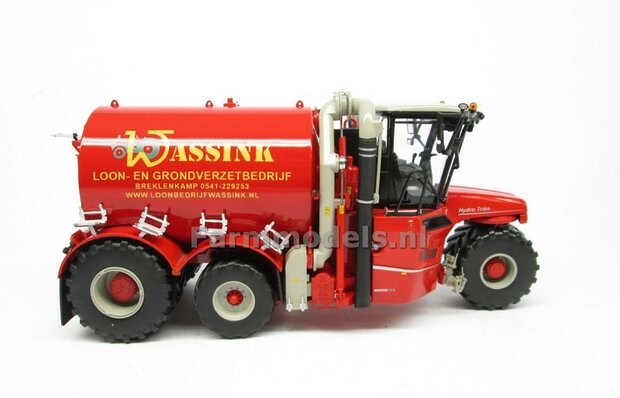 COMBISET: ND-VERVAET Hydro Trike XL, RED TANK + WASSINK LOGO + VMR VEENHUIS Bemester met verkruimelrollen 1:32  MM1819-WASSINK-5-COMBI