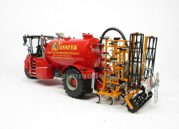 COMBISET: ND-VERVAET Hydro Trike, RED TANK + WASSINK LOGO + VMR VEENHUIS Bemester met verkruimelrollen 1:32  MM1819-WASSINK-3-COMBI