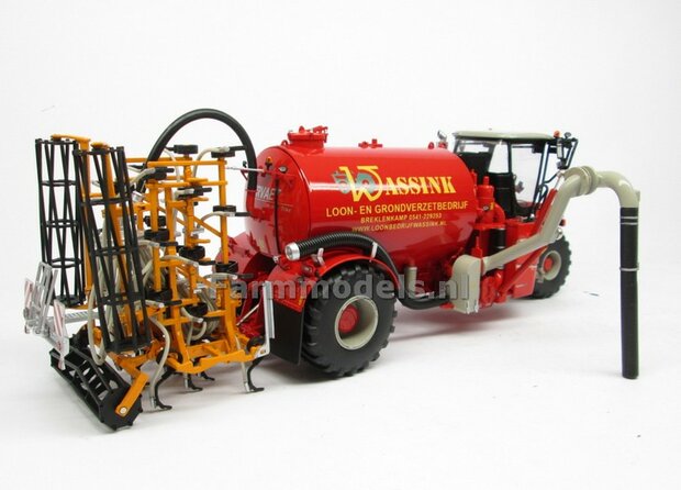 COMBISET: ND-VERVAET Hydro Trike, RED TANK + WASSINK LOGO + VMR VEENHUIS Bemester met verkruimelrollen 1:32  MM1819-WASSINK-3-COMBI