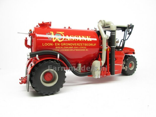 COMBISET: ND-VERVAET Hydro Trike, RED TANK + WASSINK LOGO + VMR VEENHUIS Bemester met verkruimelrollen 1:32  MM1819-WASSINK-3-COMBI