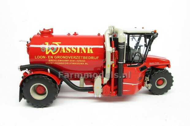 COMBISET: ND-VERVAET Hydro Trike, RED TANK + WASSINK LOGO + VMR VEENHUIS Bemester met verkruimelrollen 1:32  MM1819-WASSINK-3-COMBI