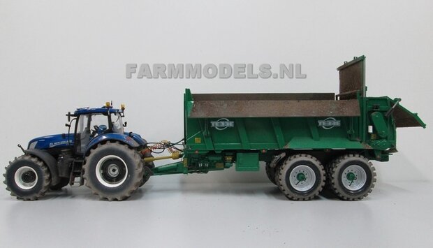 502. Tebbe Universeel strooier HS 220 met New Holland T7.270 Blue Power