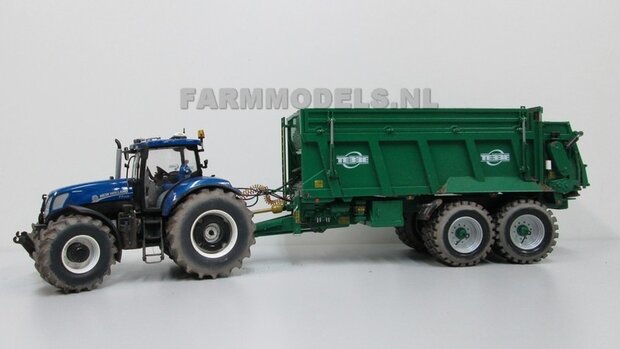 502. Tebbe Universeel strooier HS 220 met New Holland T7.270 Blue Power