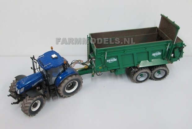 502. Tebbe Universeel strooier HS 220 met New Holland T7.270 Blue Power