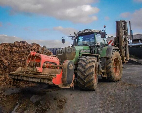 Fendt 926/930 Aluminium achteras velg BLANK + Vredestein Traxion XXL 800/70R38 brede banden 1:32                    