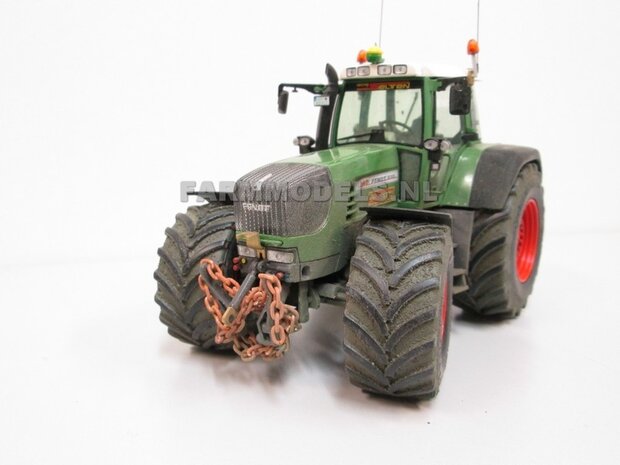 Fendt 926/930 Aluminium achteras velg BLANK + Vredestein Traxion XXL 800/70R38 brede banden 1:32                    