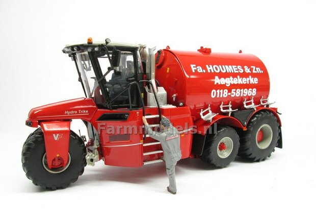 ND-VERVAET Hydro Trike XL, RED TANK + HOUMES &amp; Zn LOGO 1:32 Marge Models  MM1819-HOUMES-5