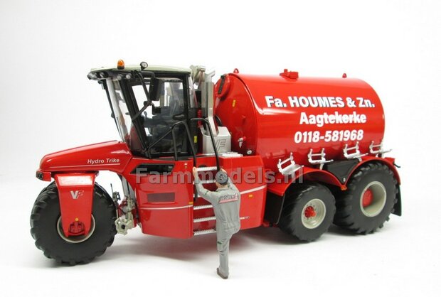 ND-VERVAET Hydro Trike XL, RED TANK + HOUMES &amp; Zn LOGO 1:32 Marge Models  MM1819-HOUMES-5