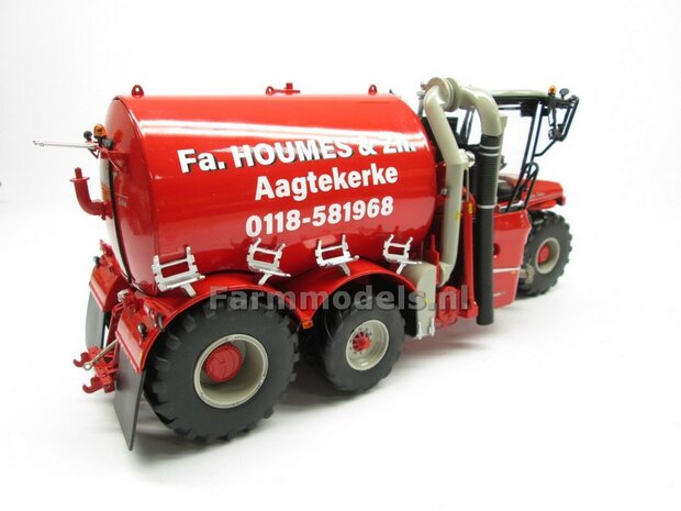 COMBISET: ND-VERVAET Hydro Trike XL, RED TANK + HOUMES LOGO + VMR VEENHUIS Bemester met verkruimelrollen 1:32 Marge Models  MM1819-HOUMES-5-COMBI