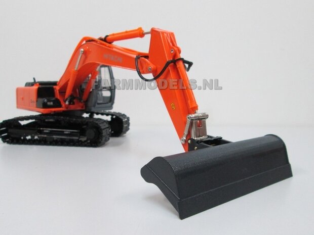 Afwerkbak 115 mm breed, voor snelwisselset 68000-68025 Rupskraan ROS New Holland / Hitachi / etc. 1:32           