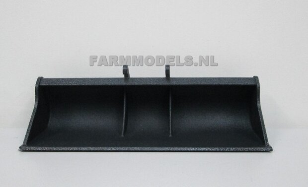 Afwerkbak 115 mm breed, voor snelwisselset 68000-68025 Rupskraan ROS New Holland / Hitachi / etc. 1:32           