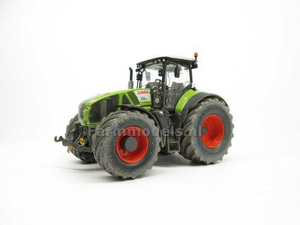 VOORBEELD FOTOS Rebuilt &amp; Dirty Claas Axion 950 VREDESTEIN + STOFLOOK 1:32 Wiking WK77314-RD