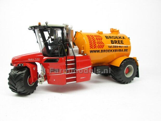 ND-VERVAET Hydro Trike, YELLOW TANK + BROEKX LOGO 1:32 Marge Models  MM1819-BROEKX-3