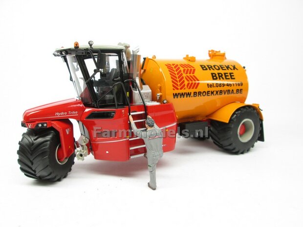 ND-VERVAET Hydro Trike, YELLOW TANK + BROEKX LOGO 1:32 Marge Models  MM1819-BROEKX-3