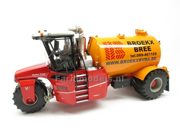 ND-VERVAET Hydro Trike, YELLOW TANK + BROEKX LOGO 1:32 Marge Models  MM1819-BROEKX-3