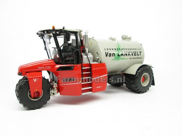Rebuilt &amp; ND-VERVAET Hydro Trike, Vervaet GRAY TANK + Van Lankvelt LOGO 1:32 Marge Models  MM1819-VANLANKVELT-3