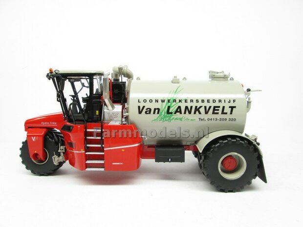 Rebuilt &amp; ND-VERVAET Hydro Trike, Vervaet GRAY TANK + Van Lankvelt LOGO 1:32 Marge Models  MM1819-VANLANKVELT-3