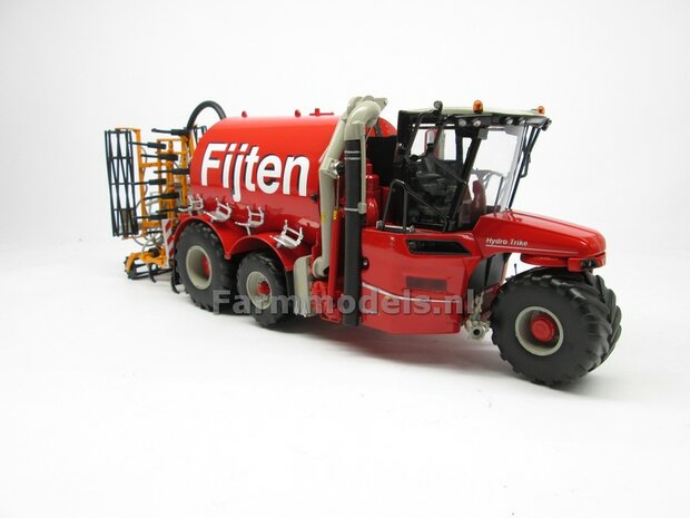 COMBISET: ND-VERVAET Hydro Trike XL, RED TANK + FIJTEN LOGO + VMR VEENHUIS Bemester met verkruimelrollen 1:32 Marge Models  MM1819-FIJTEN-5-COMBI