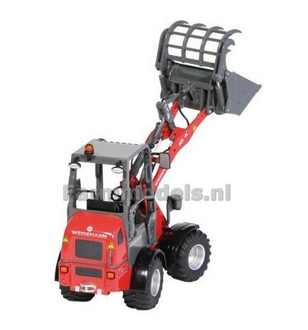 Weidemann 1160 eHoftrac Minishovel/ Schrankladertje/ Wielladertje 1:32  NZG985