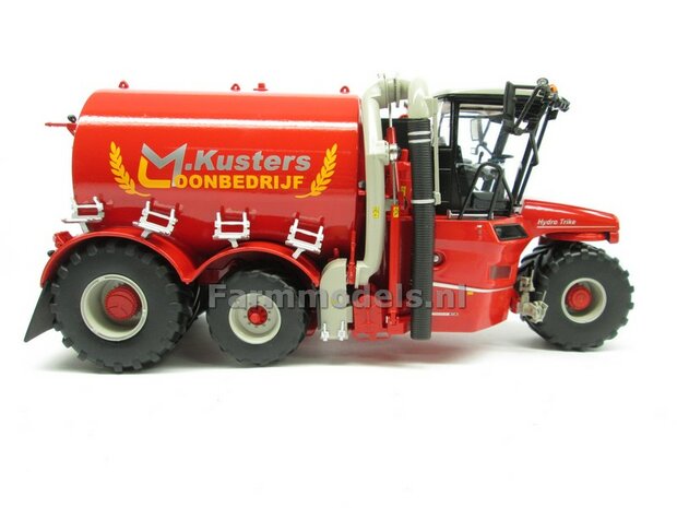 Rebuilt &amp; ND: VERVAET Hydro Trike XL, TANK NAADLOOS + KUSTERS LOGO 1:32 Marge Models  MM1819-KUSTERS-5