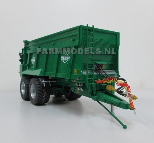 362. John Deere 8400 Precision Euro uitvoering met Tebbe HS 220 strooier