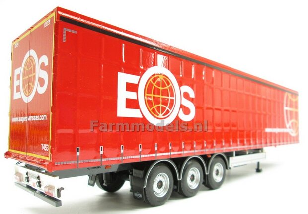 Rebuilt: EAS Eagle Over Seas PACTON Schuifzeil Trailer 1:32 Marge Models   MM1902-01-R  