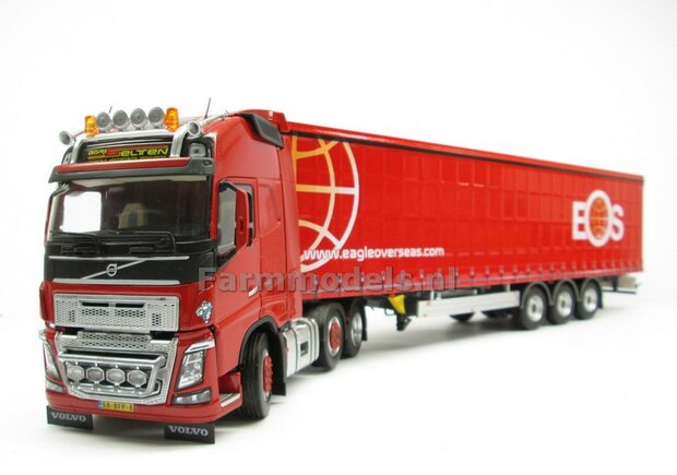 Rebuilt: EAS Eagle Over Seas PACTON Schuifzeil Trailer 1:32 Marge Models   MM1902-01-R  