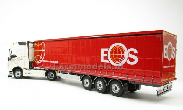 Rebuilt: EAS Eagle Over Seas PACTON Schuifzeil Trailer 1:32 Marge Models   MM1902-01-R  