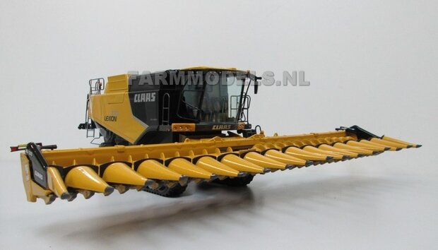 405.  16 rijer Caterpillar Claas Lexion maaibord