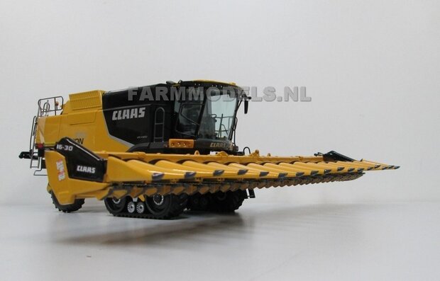 405.  16 rijer Caterpillar Claas Lexion maaibord