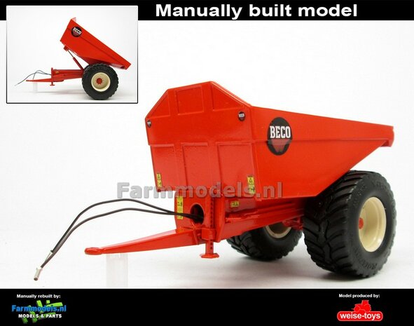 BECO Gronddumper Manually Built 1:32 LAST ONES  PRE-ORDER