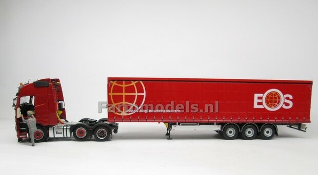 Rebuilt: EAS Eagle Over Seas PACTON Schuifzeil Trailer 1:32 Marge Models   MM1902-01-R  