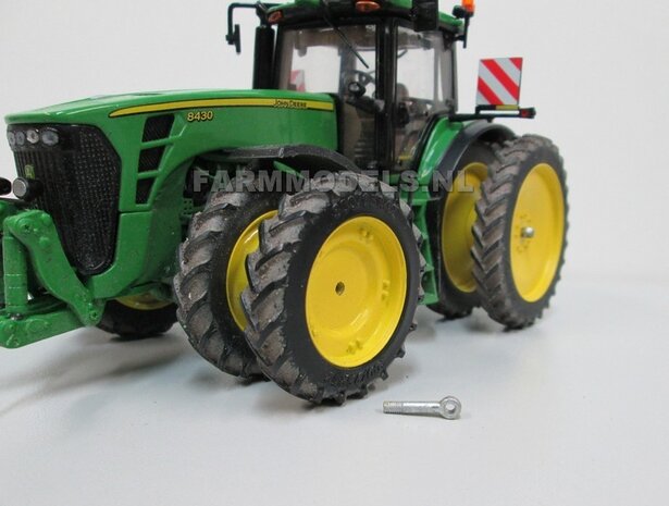 333. John Deere 8430 rondom op dubbellucht demontabel cultuurset, Prototype TF models