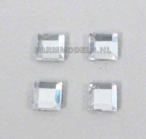 4x Glimmer / diamant 4 x 4 mm