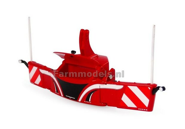 Rood Tractor bumper Safetyweight 800kg Universal Hobbies, geschikt voor diverse merken 1:32 UH6250 