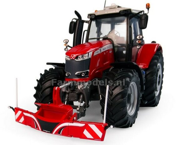 Rood Tractor bumper Safetyweight 800kg Universal Hobbies, geschikt voor diverse merken 1:32 UH6250 