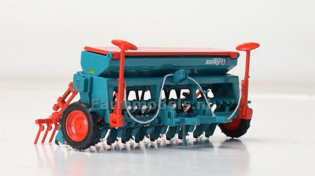 Sulky Master 3 Zaaimachine rood-blauw 1:32 Replicagri REP501   