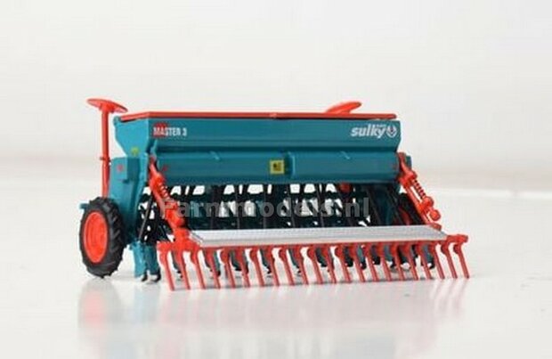 Sulky Master 3 Zaaimachine rood-blauw 1:32 Replicagri REP501   