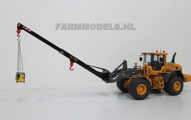 BOUWKIT: Verleng Jip Shovel Bouwkit, geschikt voor o.a. snelwissel koppeling 510005 t/m 510095 &amp; Volvo VAB-STD van AT &amp; Claas Torion/ Liebherr L 556 van Wiking modellen 1:32 (HTD)