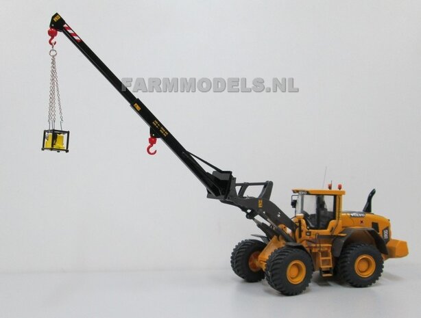 BOUWKIT: Verleng Jip Shovel Bouwkit, geschikt voor o.a. snelwissel koppeling 510005 t/m 510095 &amp; Volvo VAB-STD van AT &amp; Claas Torion/ Liebherr L 556 van Wiking modellen 1:32 (HTD)