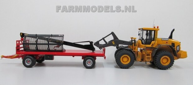 BOUWKIT: Verleng Jip Shovel Bouwkit, geschikt voor o.a. snelwissel koppeling 510005 t/m 510095 &amp; Volvo VAB-STD van AT &amp; Claas Torion/ Liebherr L 556 van Wiking modellen 1:32 (HTD)