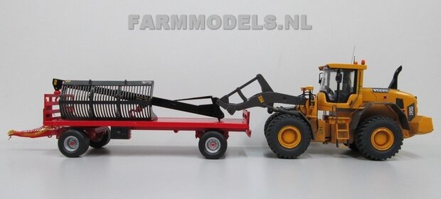 BOUWKIT: Verleng Jip Shovel Bouwkit, geschikt voor o.a. snelwissel koppeling 510005 t/m 510095 &amp; Volvo VAB-STD van AT &amp; Claas Torion/ Liebherr L 556 van Wiking modellen 1:32 (HTD)