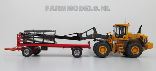 BOUWKIT: Verleng Jip Shovel Bouwkit, geschikt voor o.a. snelwissel koppeling 510005 t/m 510095 &amp; Volvo VAB-STD van AT &amp; Claas Torion/ Liebherr L 556 van Wiking modellen 1:32 (HTD)